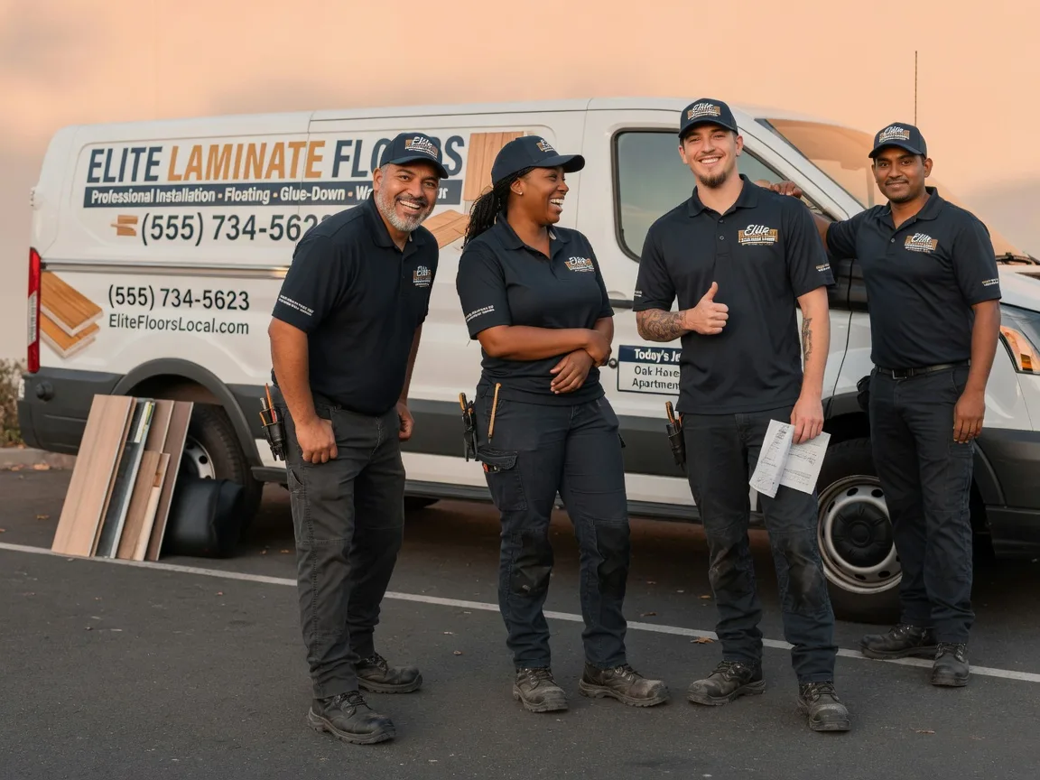 Laminate flooring installation company in Minto, ND